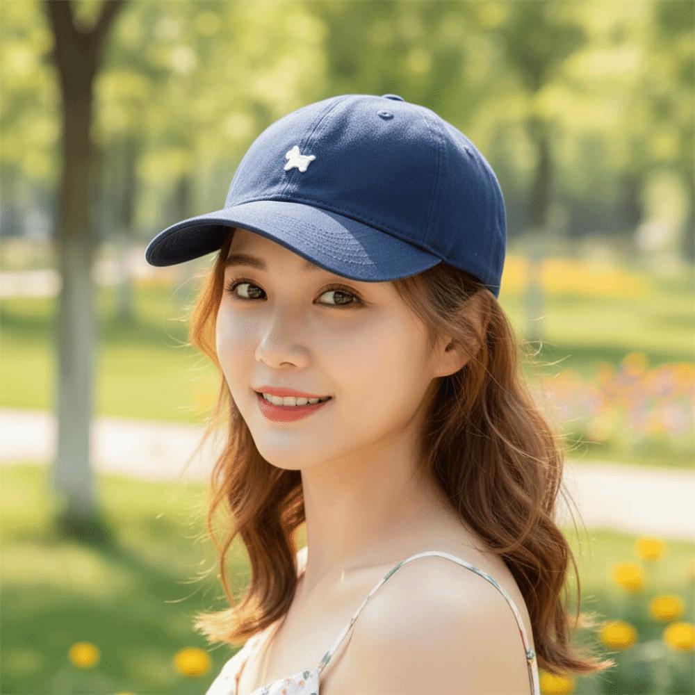 Creative Pony Embroidered Baseball Cap Sunscreen Horse Cartoon Baseball Hat Sweet Cute Cotton Baseball Cap Girl