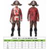 Halloween Costume Women Pirate Zombie Cosplay Outfit Horror Bloody Makeup Party Dress Ghost Captain Theme