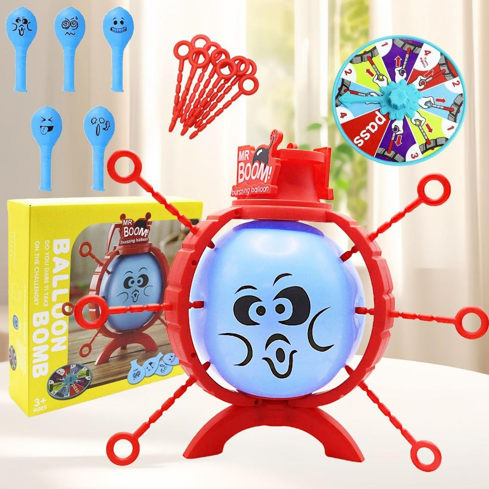 Игра «Взрывной шар» Настольная игрушка-лопалка Игрушка для вечеринки Семейные настольные игры Реквизит Розыгрыш Интерактивные игрушки Веселая палочка Круглая Сенсорная Сжимаемая Прыгучая Прочная Эластичная