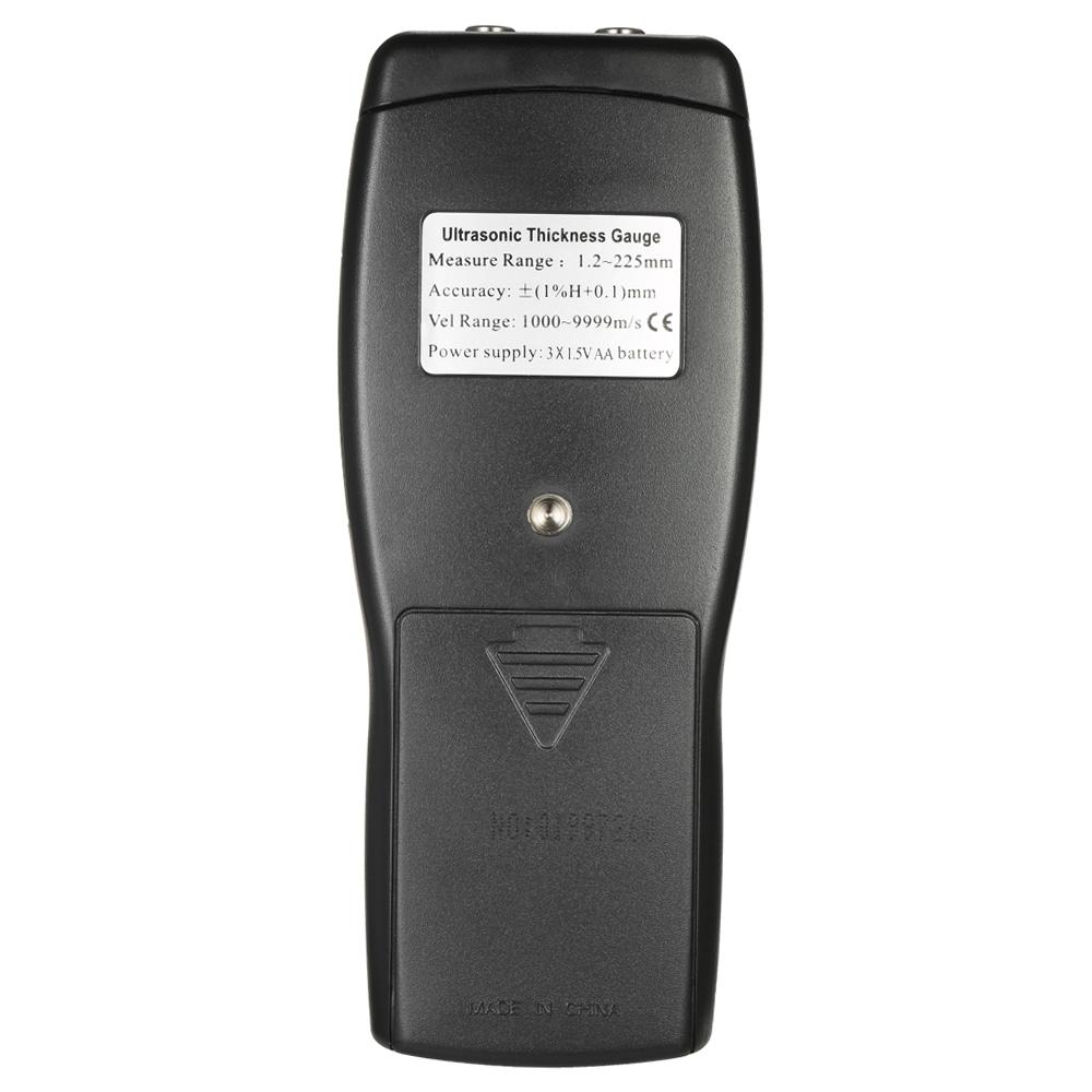 SMART SENSOR Профессиональный ультразвуковой толщиномер Ручной ЖК-цифровой тестер толщины Измеритель глубины Диапазон 1,2 225 мм