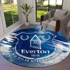 Everton F.C Round Area Rug,Carpet Rug for Living Room Bedroom Sofa Playroom Decor,Non-slip Floor Mat