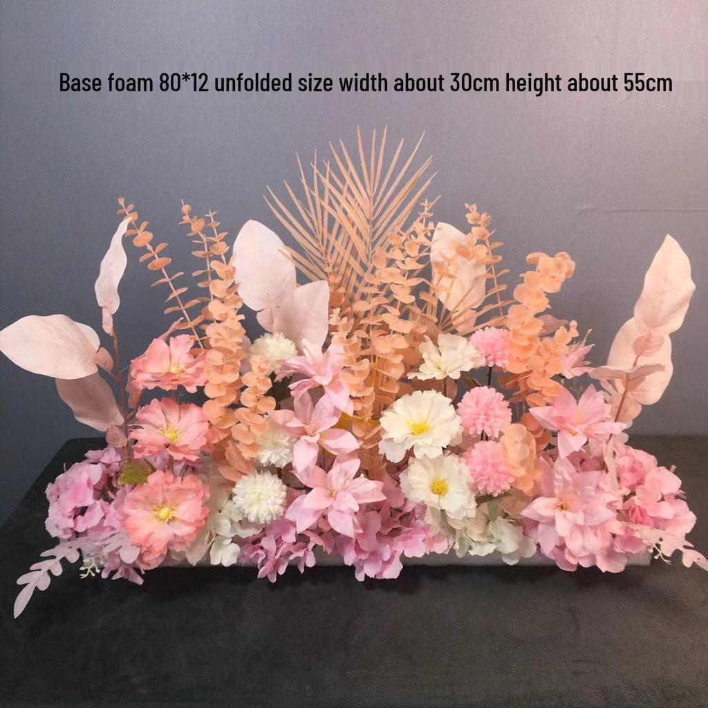 Большой набор для украшения свадебной дорожки и Т-сцены из шелковых цветов