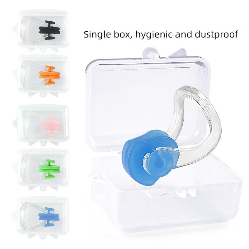 Плавательный зажим для носа многоразовый мягкий силиконовый водонепроницаемый носовые заглушки защита для детей взрослых начинающих серфинг дайвинг аксессуары