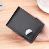 Men's Bifold Wallet Genuine Leather Wallet with Airtag Holder RFID Blocking Pocket