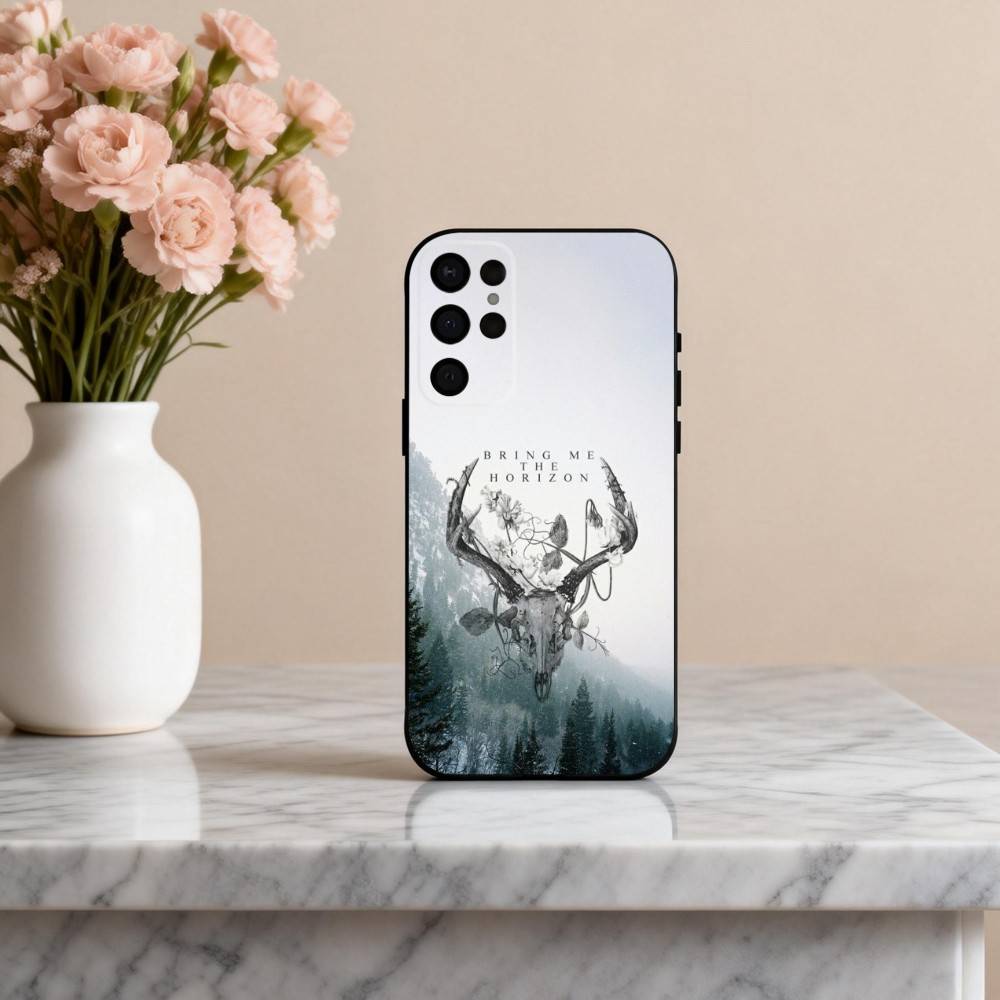 B-Bring M-Me the Horizon Чехол-бампер для телефона Samsung S25,S24,S21,S22,S23,S30,Ultra,S20,Plus,Другие Мягкий черный чехол