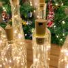 Bar LED Wine Bottle Cork 1M 2M String Lights Christmas Decoration Led Lamp Bottle Fairy Lights Holiday Copper Wire Lights String