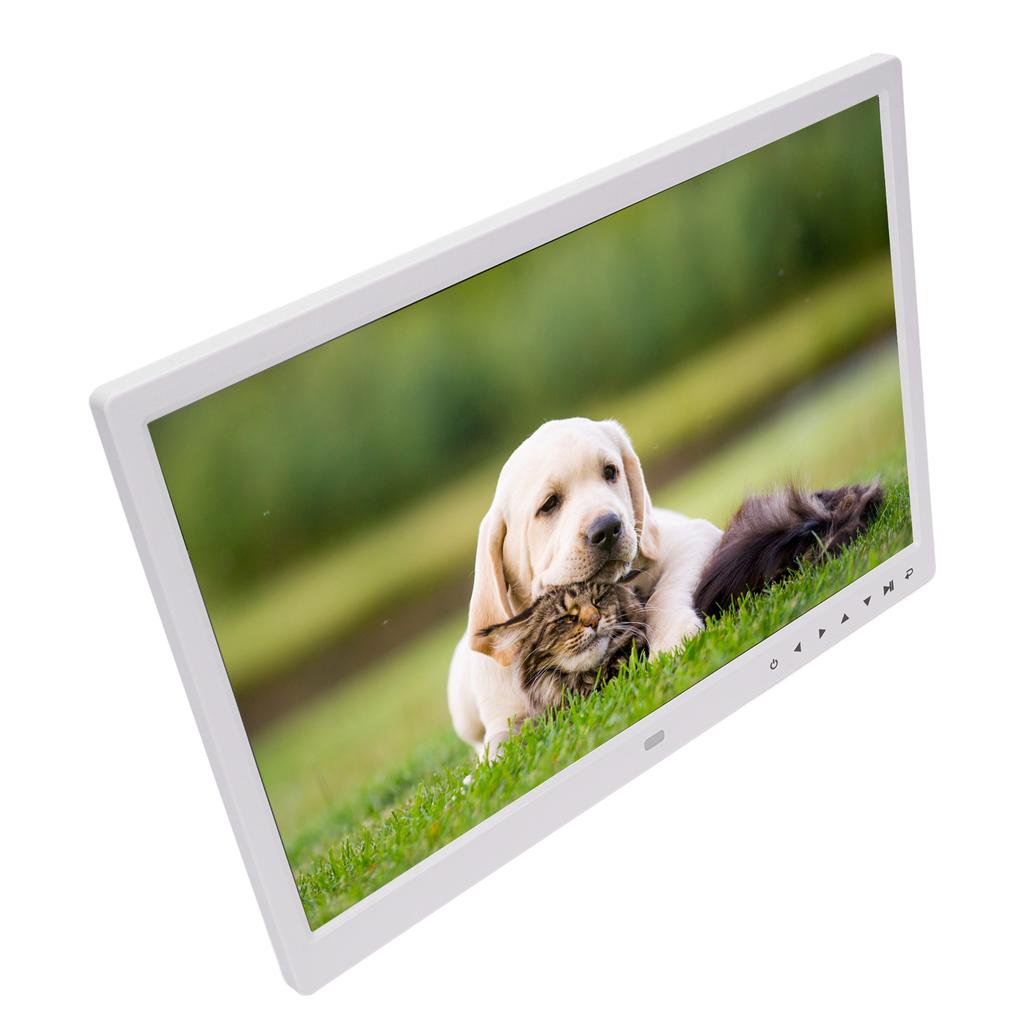 Digital Picture Frame 15 Inch 1080P HD Multifunctional Wireless Electronic Photo Frame with Remote Control for Home