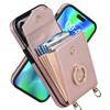 Crossbody Card Bag Wallet Ring Holder Leather Case for iPhone 15 14 13 12 11 Pro Max XS MAX XR for Samsung S23 S22 S21 S20 Ultra Plus A14 A13 A53 A54