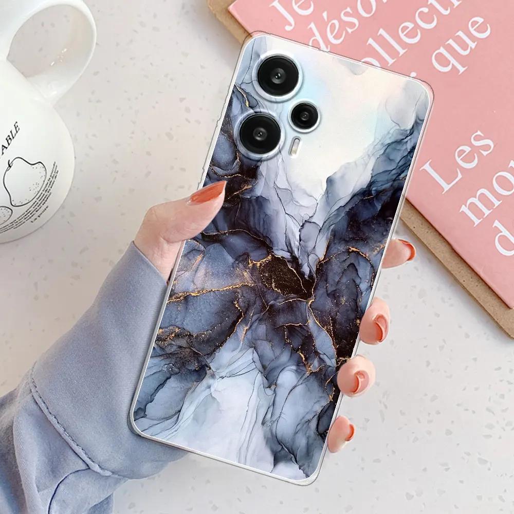 Чехол для Poco F5 Чехол для Poco F5 Pro Девочки Прозрачный Мягкий Силикон Fundas Чехлы для Телефона Для Xiaomi PocoF5 F5Pro Чехол Coque
