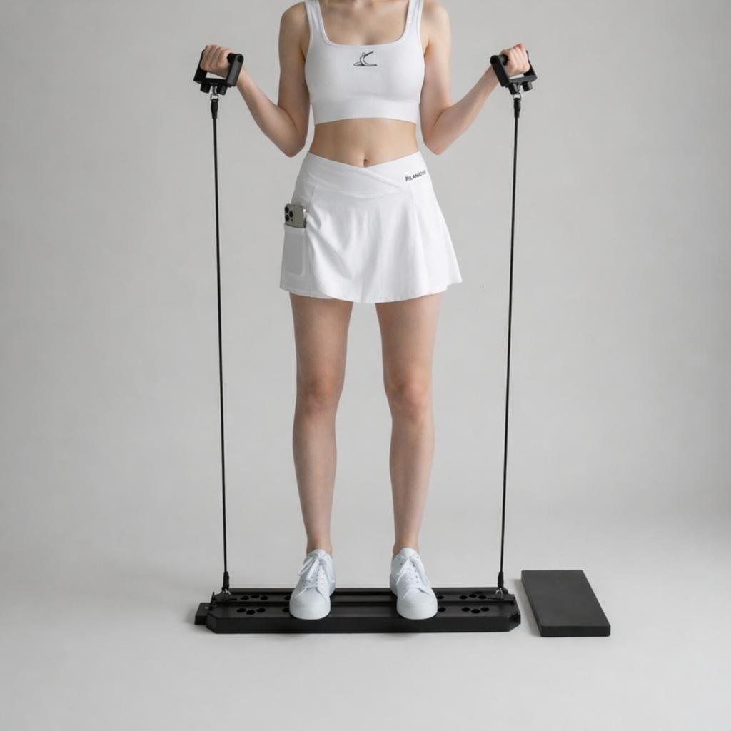 Pilates board interactive strength calisthenics stretching fitness cardio pilates resistance bands nova mat