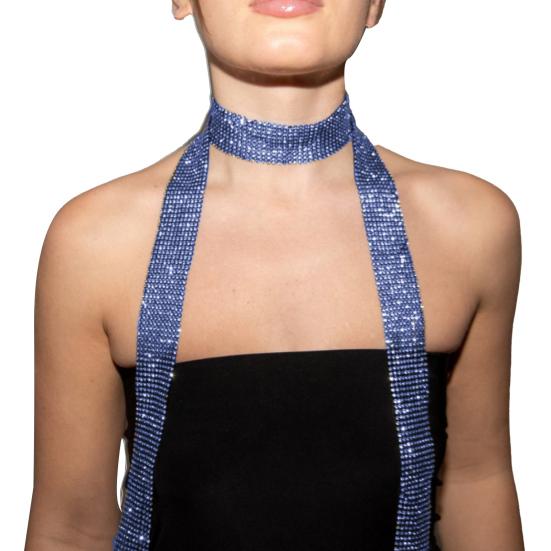 Женский длинный шарф с блестками, удобный длинный шарф, украшенный пайетками, декоративный шарф для повседневной носки и вечеринок