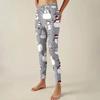 Women's Pants Christmas Printed Stretchy Soft Bottoms Casual Home Sleeping Pants