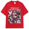 Which Cat Are You Today Unisex Women Vintage Fashion Tshirt Funny Cat Meme Graphic T Shirt Loose Casual Print Streetwear Unisex