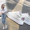 Женская повседневная обувь Лето 2024 Весна Женская обувь Модные вышитые дышащие полые женские кроссовки на шнуровке yui89