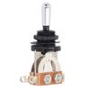 Guitar Toggle Switch Position Short Straight Silver Top Knob Pickup Selector Kit with Black Washer