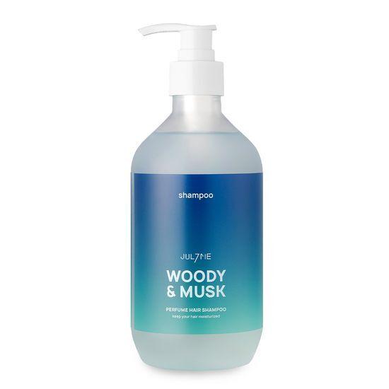JULYME Парфюмированный шампунь для волос для облегчения выпадения волос Древесный и мускусный 500 мл