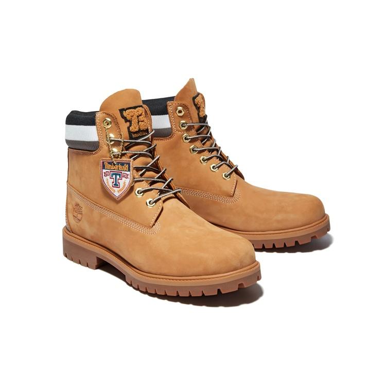 Timberland Водонепроницаемый ботинок Heritage 6 дюймов 'Пшеничный нубук с черным' Мужской A2GYX231