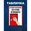 Предупреждение Злая Хозяйка Металлическая Табличка, INFO-MAG Табличка на Забор 20x30см