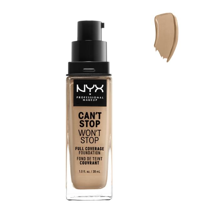 Nyx Can? Stop Won? Stop Full Coverage Foundation Soft Beige 30ml