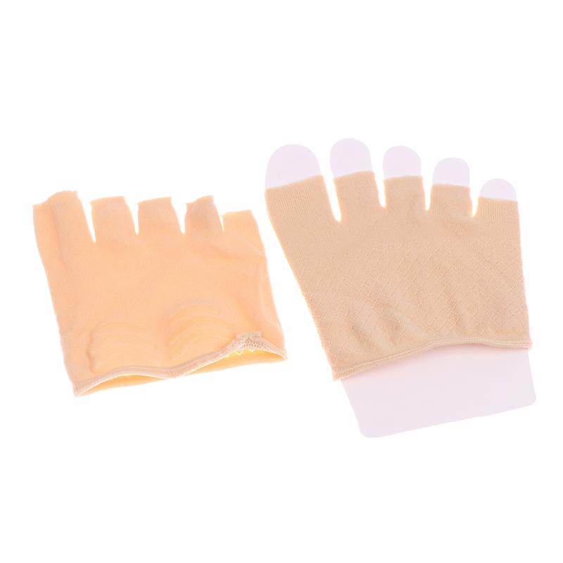 Летние носки Half Palm Five Fingers Socks с невидимым тонким каблуком спереди с открытым носком женские неглубокие сандалии носки с раздвоенным носком