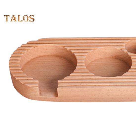 Coffee Distributor Holder Universal Storage Striped Practical Espresso Distributor Mat Rack Taming Base for Home