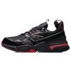 Li Ning 001 Qicheng Cny Shock Absorbing Wear Resistant Non Slip Breathable Low Top Running Shoes Men Sneaker Black Red AGCR025-2