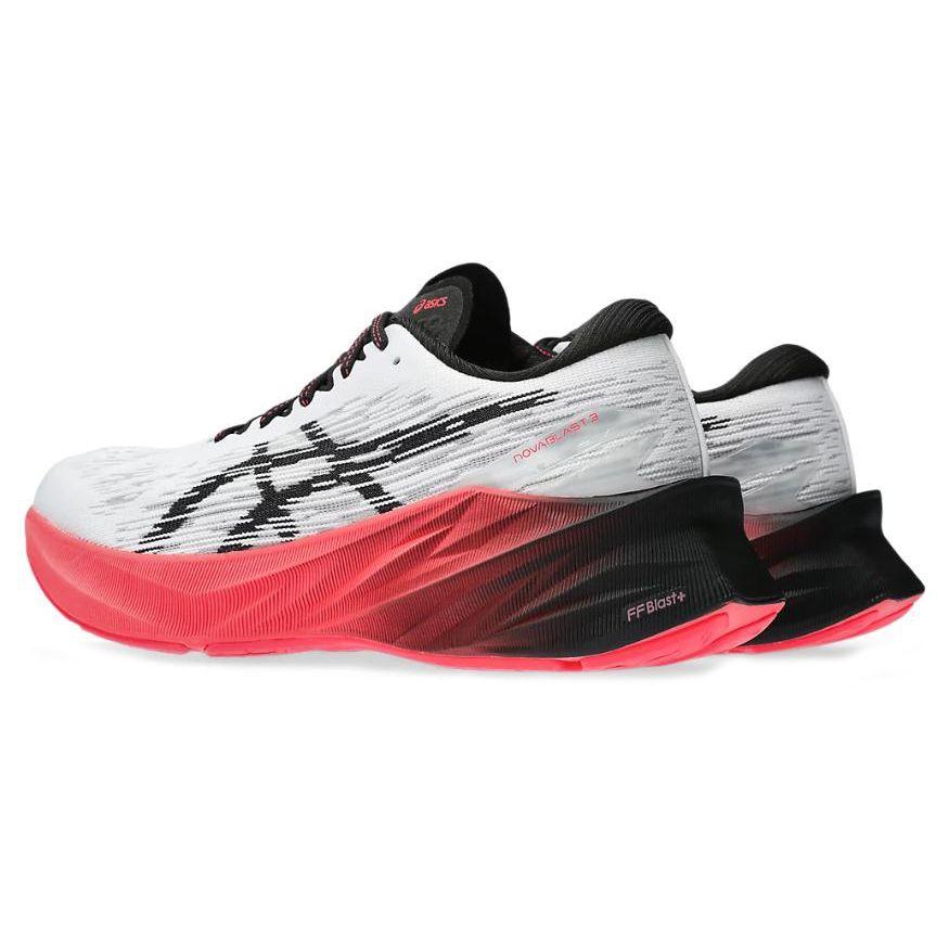 Asics Женские кроссовки Novablast 3 White Black Electric Red 1012B288-104