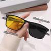 Unisex New Photochromic Night Vision Myopia Glasses Fashion Sports Outdoor Driving Riding Eye Protection Yellow Lens Glasses