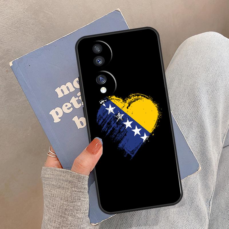 Босния и Герцеговина Чехол-сердце для Honor Magic 8 Pro 5 6 7 Lite Чехол для Honor 200 400 90 70 50 X8a X8b X9a X9b X9c