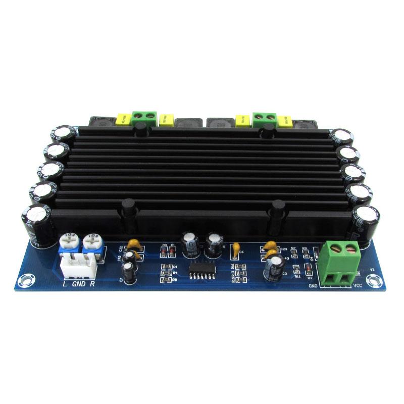 XH-M546 TPA3116D2 Digital Amplifier Board 150W×2 Dual Channel Built-in Pre-amplifier DC 12-24V Class D Super High Power Audio Module
