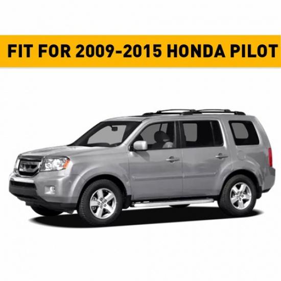 Fits 2009-2015 Honda Pilot Rear Door Panels Armrest Leather Cover Trim Black