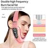1 шт. Устройство для подтяжки лица, светодиодная фотонная терапия, вибрационный массажер для похудения лица, подогрев двойного подбородка, V-образный вибрационный массаж лица
