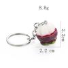 Potato Mangosteen Model Pendant Mangosteen Food Keychain Simulation Potato Keychain  Earphone Case