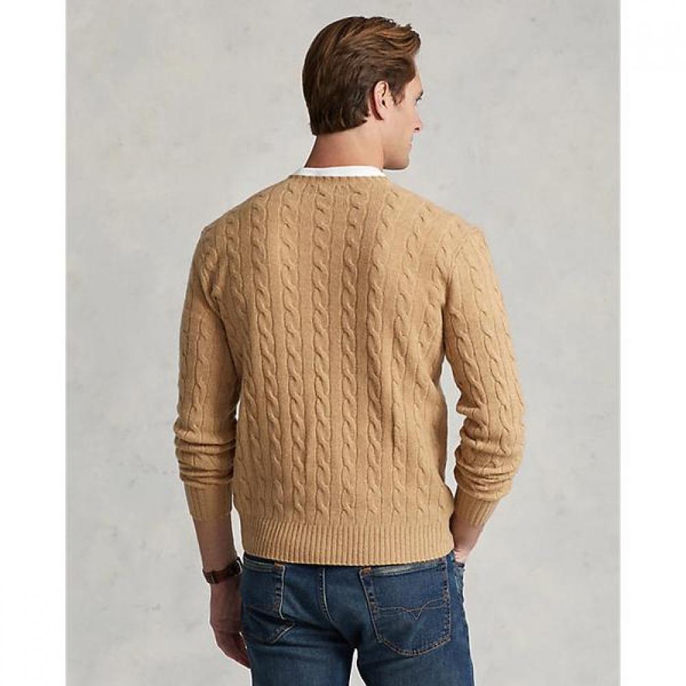 Polo Ralph Lauren Мужской шерстяной кашемировый свитер крупной вязки mnpoSwe16821235200