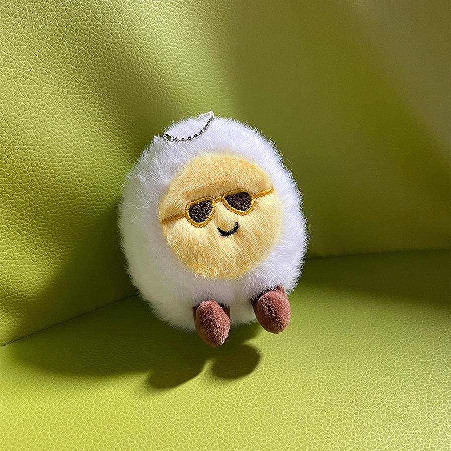 Fun Boiled Egg Doll Plush Toys Hot Spring Egg Doll Food Doll Pendant Children's Gift