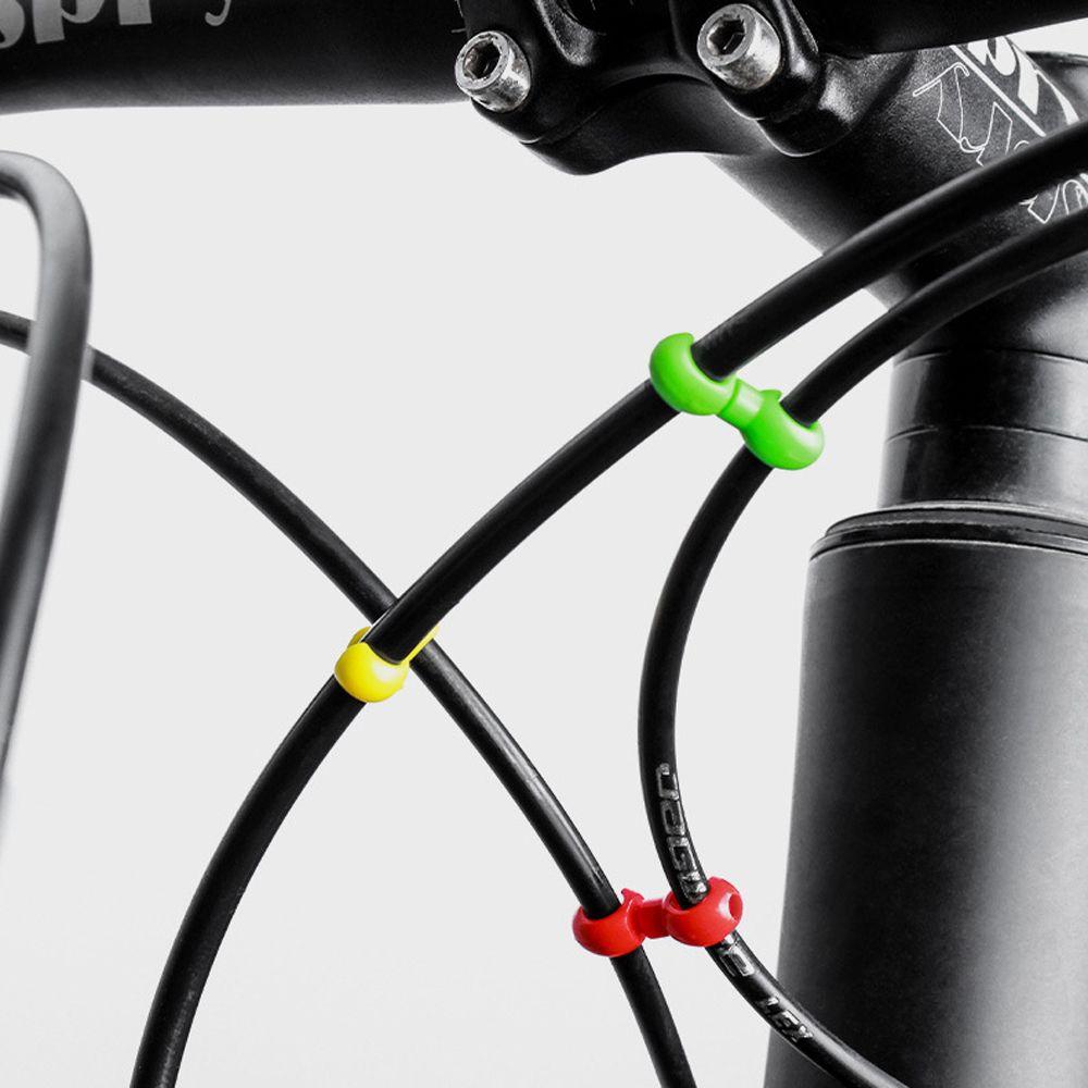 Road Bicycle Parts MTB Bicycle Bike Cross Line Clip Cable Buckle Ring Clasp S Style Clips Buckle