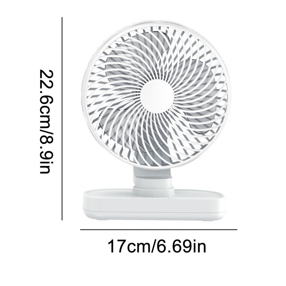 Portable Desk Fan, Small Air Circulating Fan, 3 Speed Quiet Cooling Fan Adjustable Tilt Head For Office Dorm And Kitchen