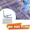 Durable Anti-slip Handle Mesh Cage M Clips/Staples Hog Ring Plier Bird Chicken Hand Tools