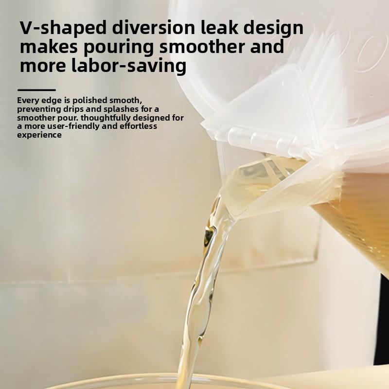 Утолщенный пластиковый мерный стакан с мерной шкалой, градуированный стакан, мерный стакан, мензурка, мерный цилиндр, градуированный пластиковый стакан