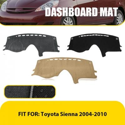 Для Toyota Sienna 2004-10 Коврик-чехол на панель приборов, противосолнечный коврик, накладка на панель, серый