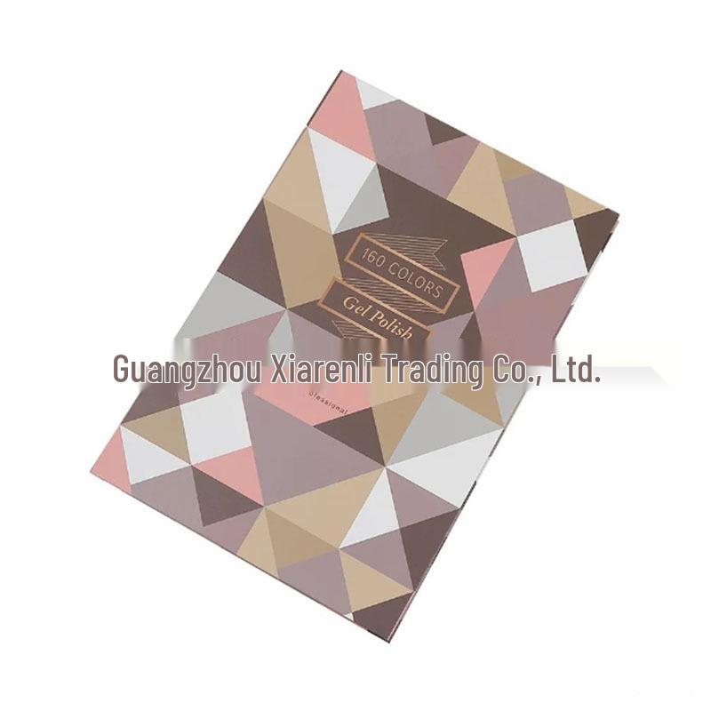 Альбом для демонстрации цветов нейл-арта: Книга образцов 160 цветов для лака и геля