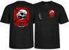 Powell Peralta BONES BRIGADE Тони Хоук CHICKEN SKULL Футболка для скейтборда ЧЕРНАЯ