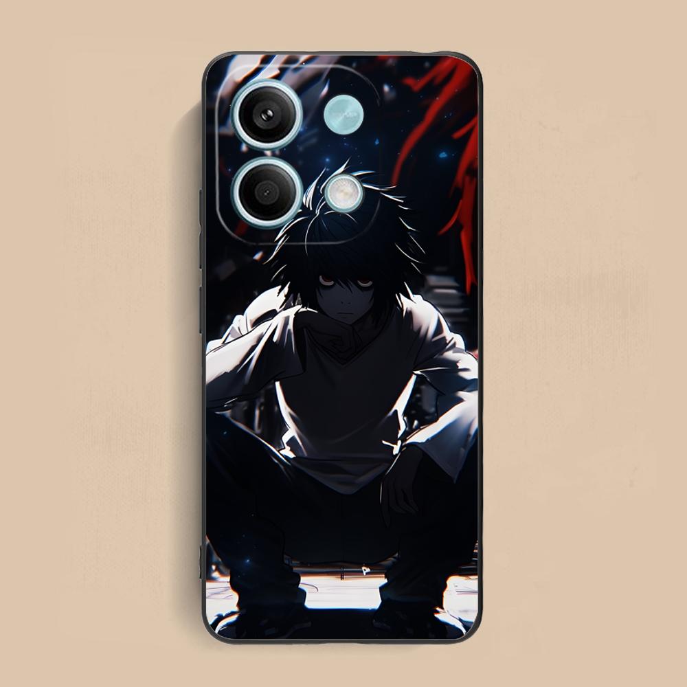Чехол для мобильного телефона Death Note L Lawliet для Xiaomi Redmi 15 14 13 12 A5 3 2 1 C Plus 4G 5G Цветная печать Чехол Чехол Красивый