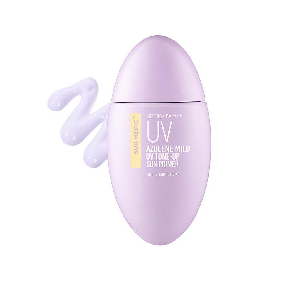Sur.Medic Plus Azulene Mild UV Tone-Up Sun Primer SPF50+ PA++++ 50мл