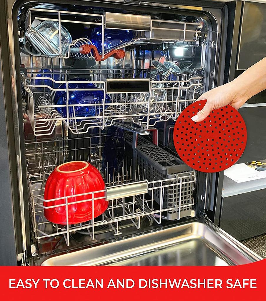 Многоразовый коврик для фритюрницы, силиконовый вкладыш для фритюрницы, аксессуары, коврик, силиконовый коврик для горшка, силиконовый коврик, декор для обеденного стола, подставка для столовых приборов