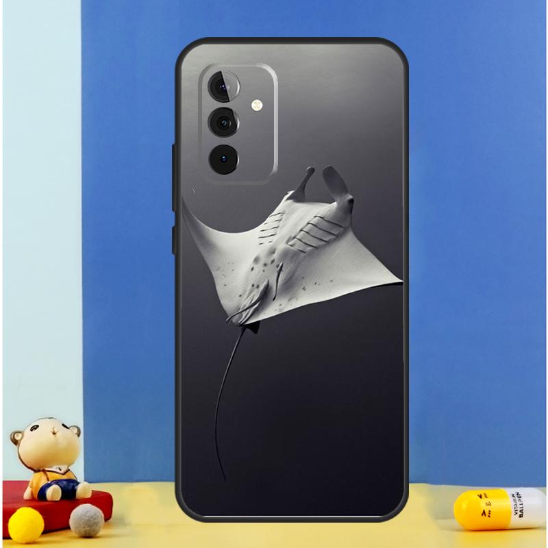 Чехол с изображением ската для Samsung Galaxy A16 A36 A56 A06 A54 A34 A14 A13 A53 A12 A22 A32 A52 A35 A17 A15 A55