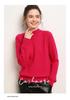 Women's Versatile Cashmere Sweater: Plain Color, Autumn/Winter, Half-High Neck, Raglan Sleeves, Double Ply, Thickened Base Layer.