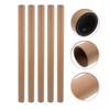 10 Pcs Brown Kraft Paper Mailing Tube Poster Holder Cardboard Tubes For Packaging Artwork Graphics Charts Drawing Storage