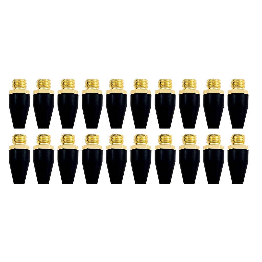 20 Pcs Black Rubber Air Tool Tip Air Nozzle Replacement Blow Handguns Rubber Tip Air Compressor Blower Nozzle Air Tool P