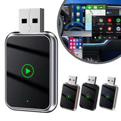 Беспроводной адаптер 2в1 CarPlay Android Auto WiFi BT5.0 Смарт-донгл Type-C Plug&Play Мини AI-бокс для iPhone Android Проводной CarPlay